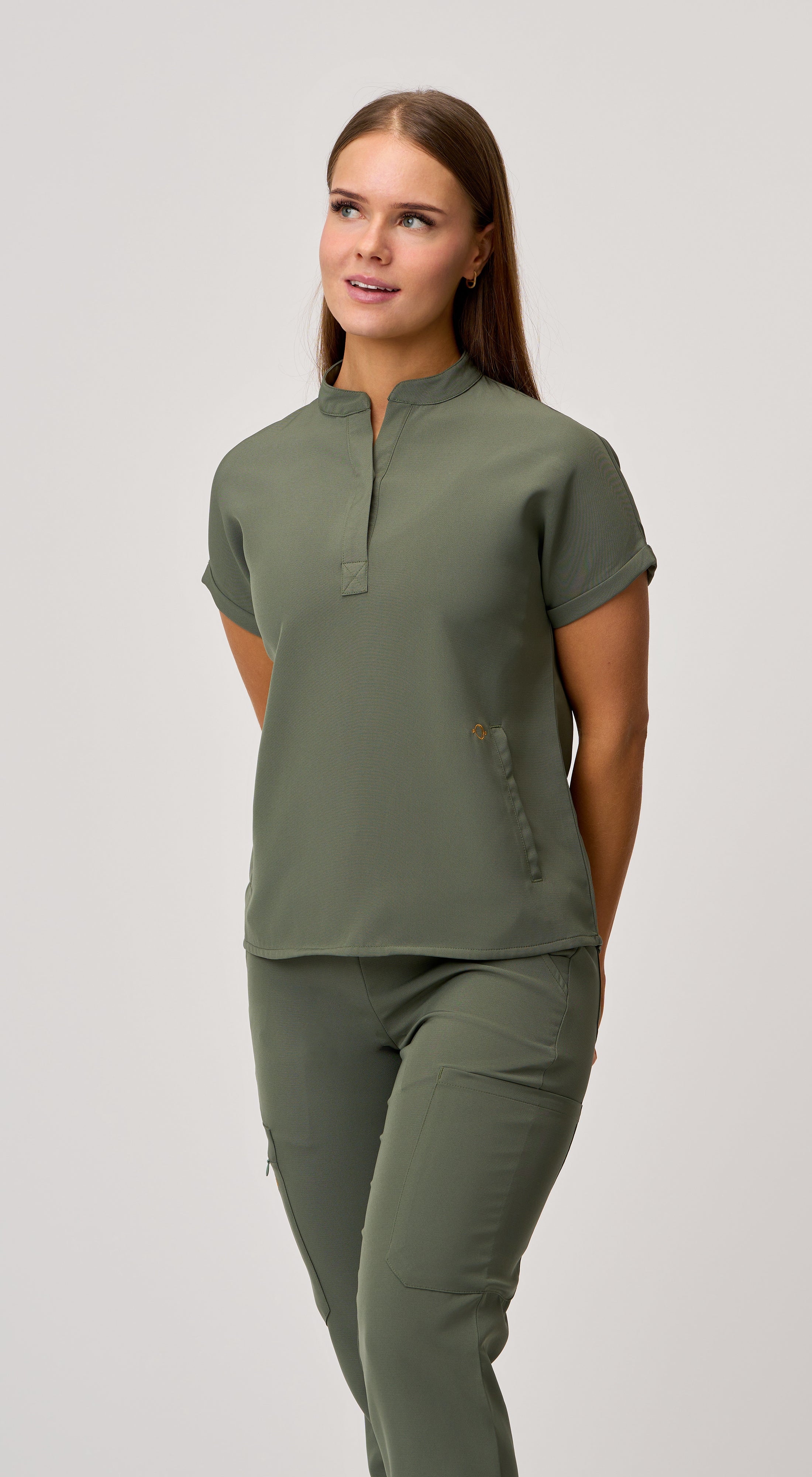 Nova 2-Pocket Oversized Scrub Top