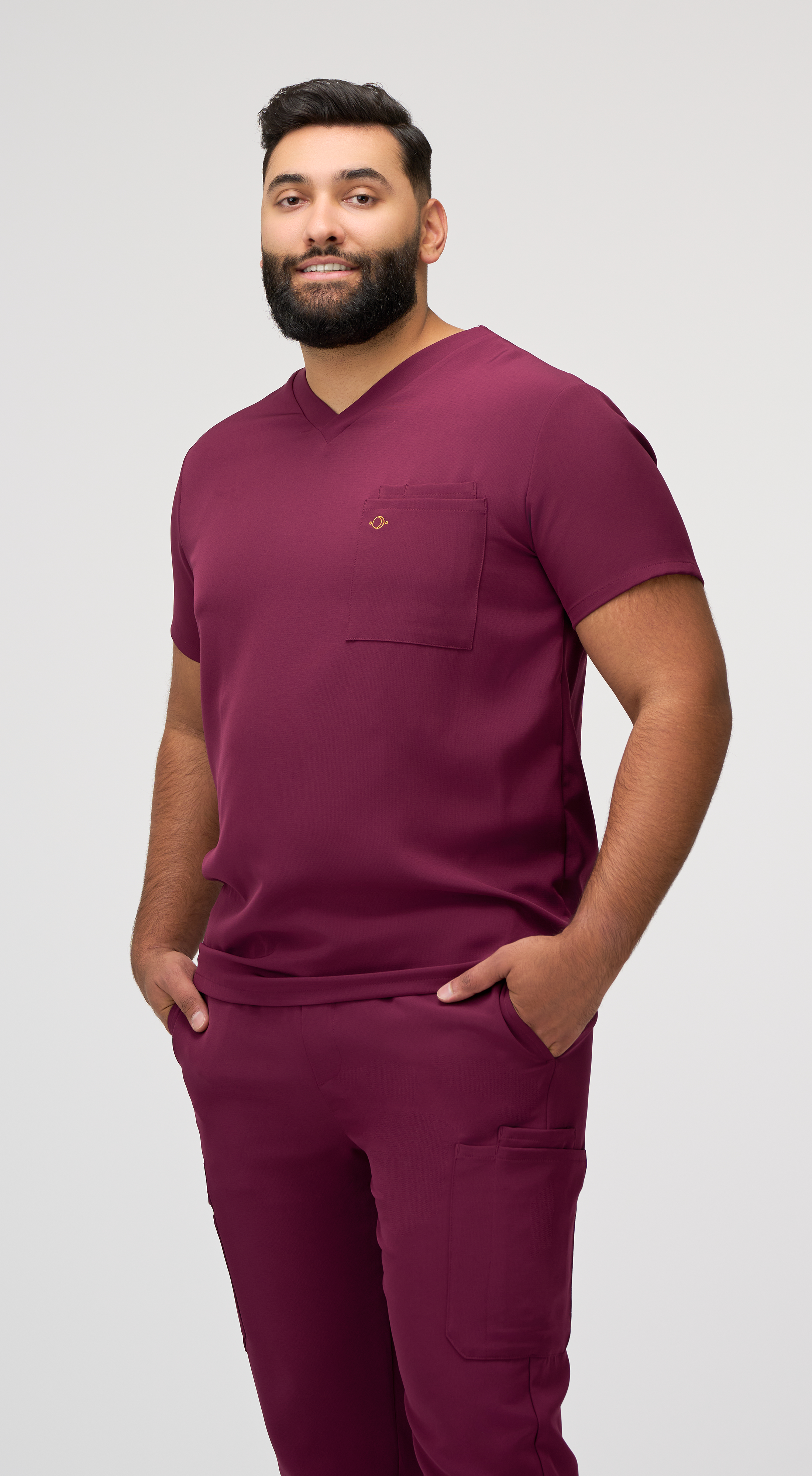 Eclipse 1-Pocket Scrub Top