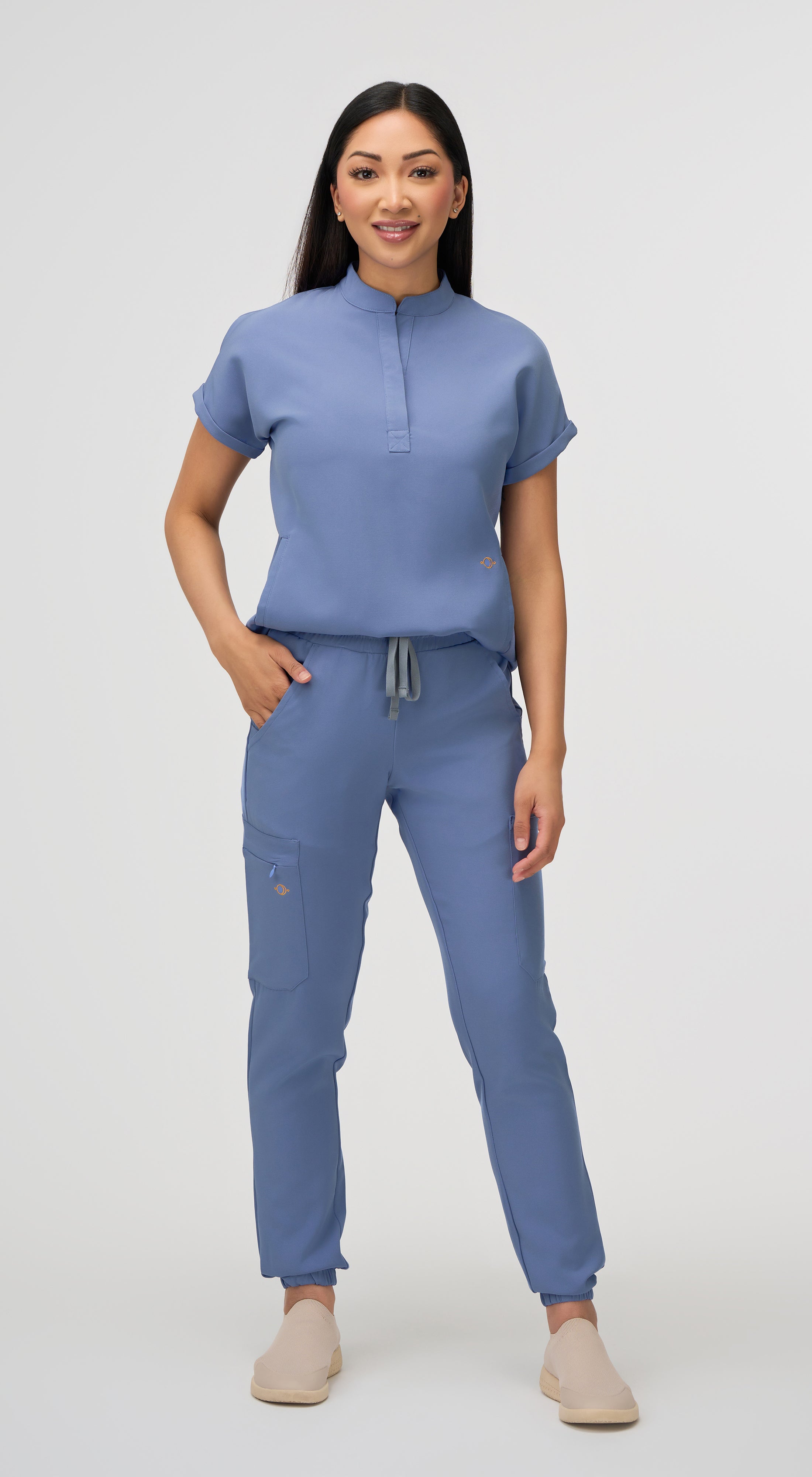 Nova 2-Pocket Oversized Scrub Top
