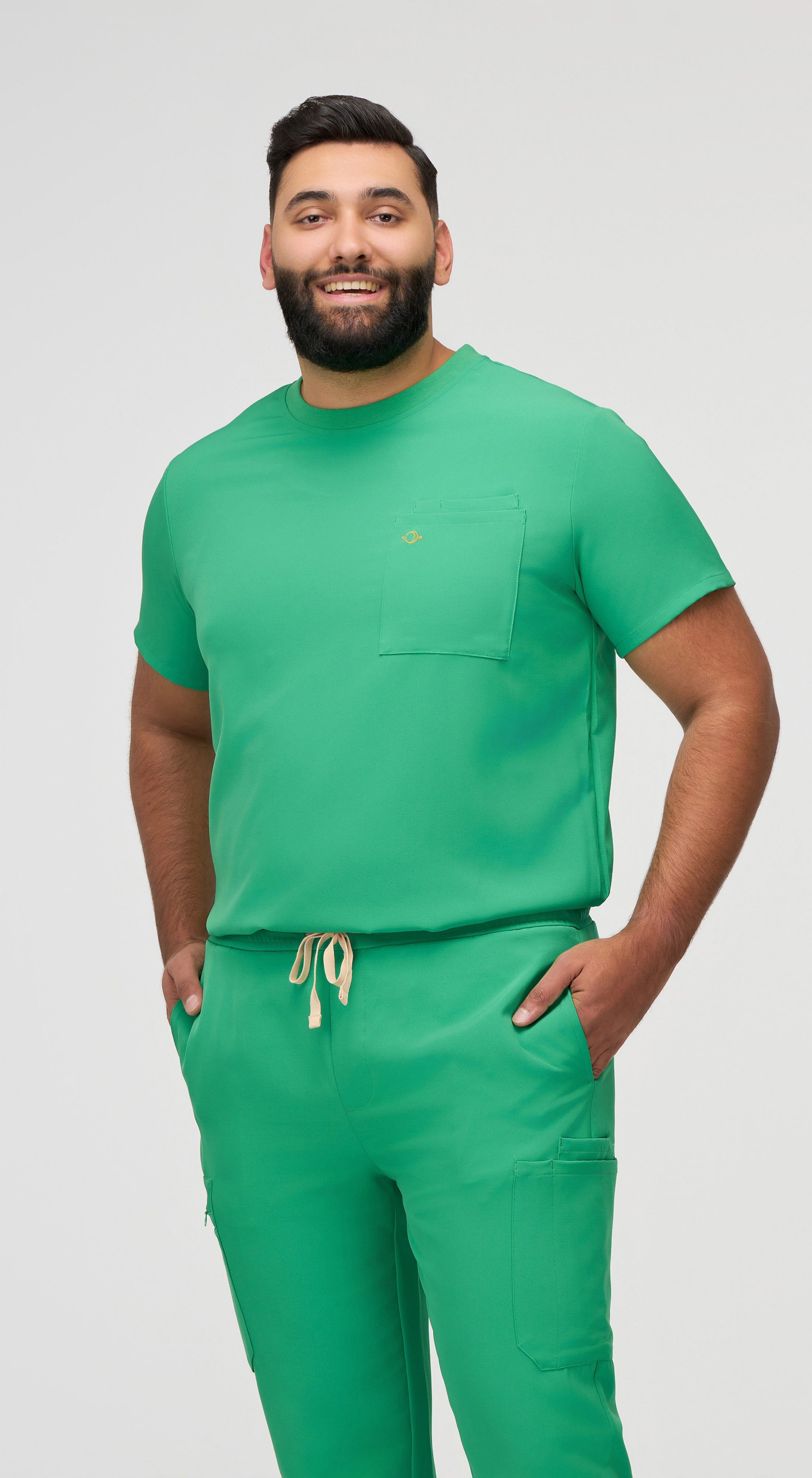 Orion 1-Pocket Crewneck Scrub Top