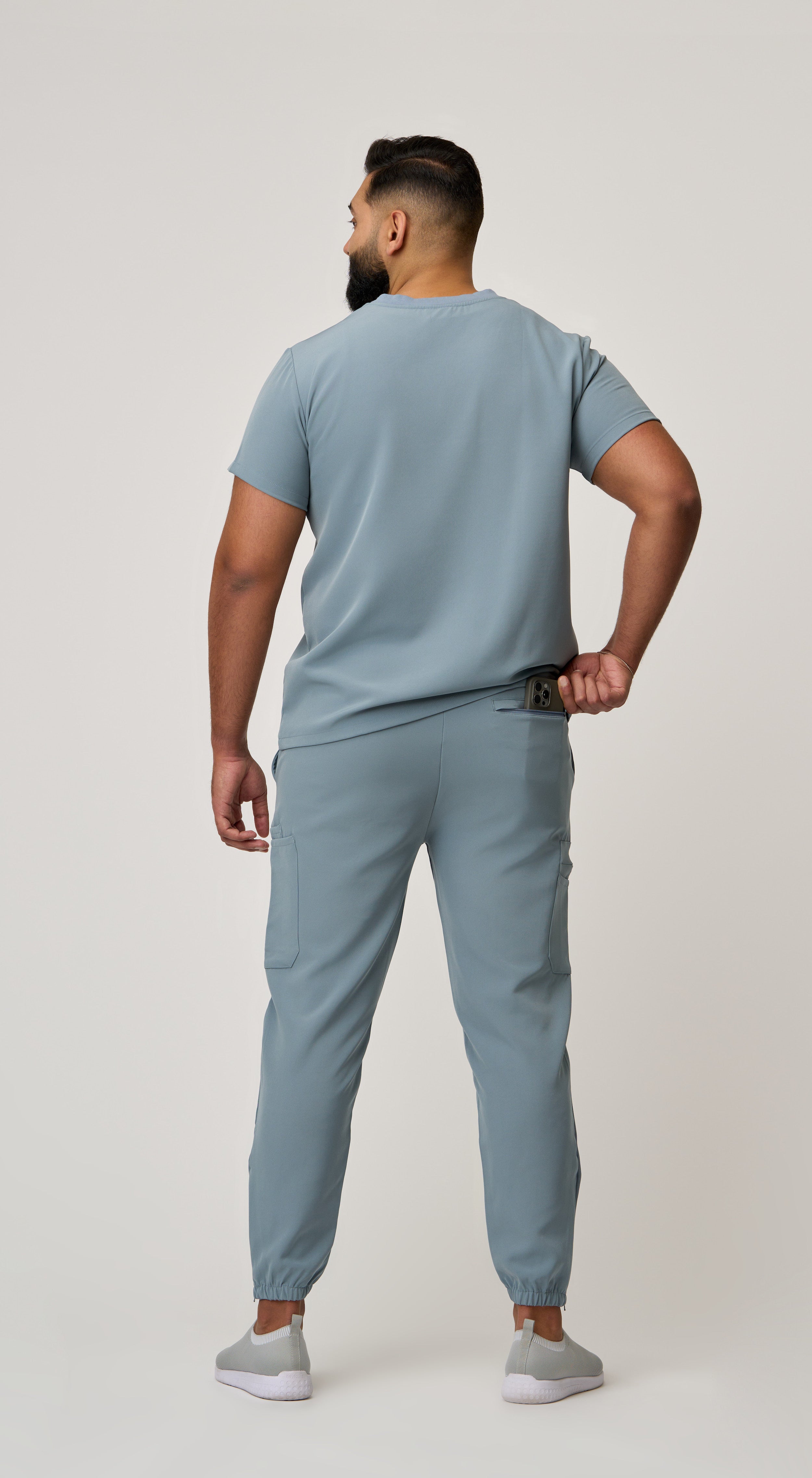 Orion 1-Pocket Crewneck Scrub Top