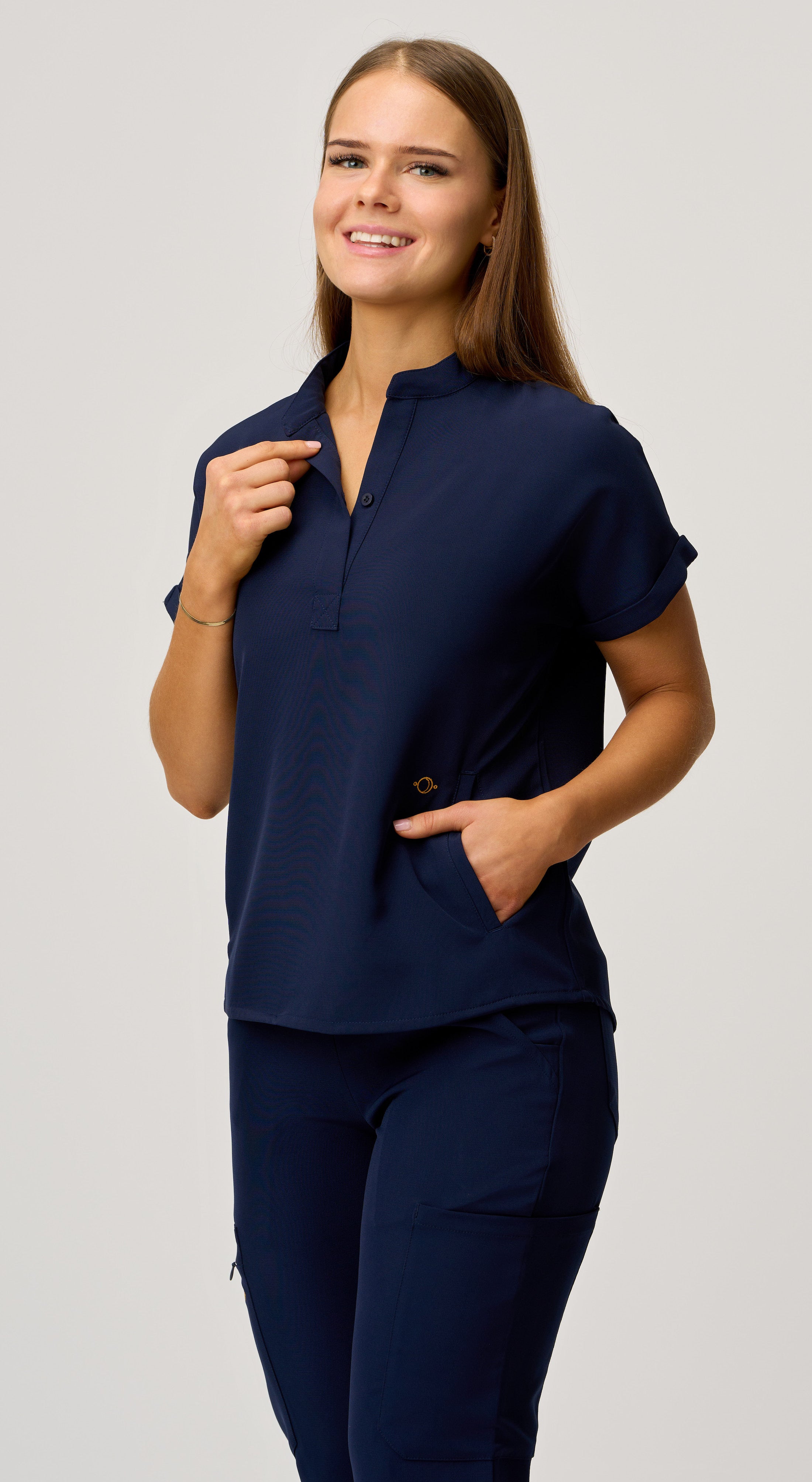 Nova 2-Pocket Oversized Scrub Top