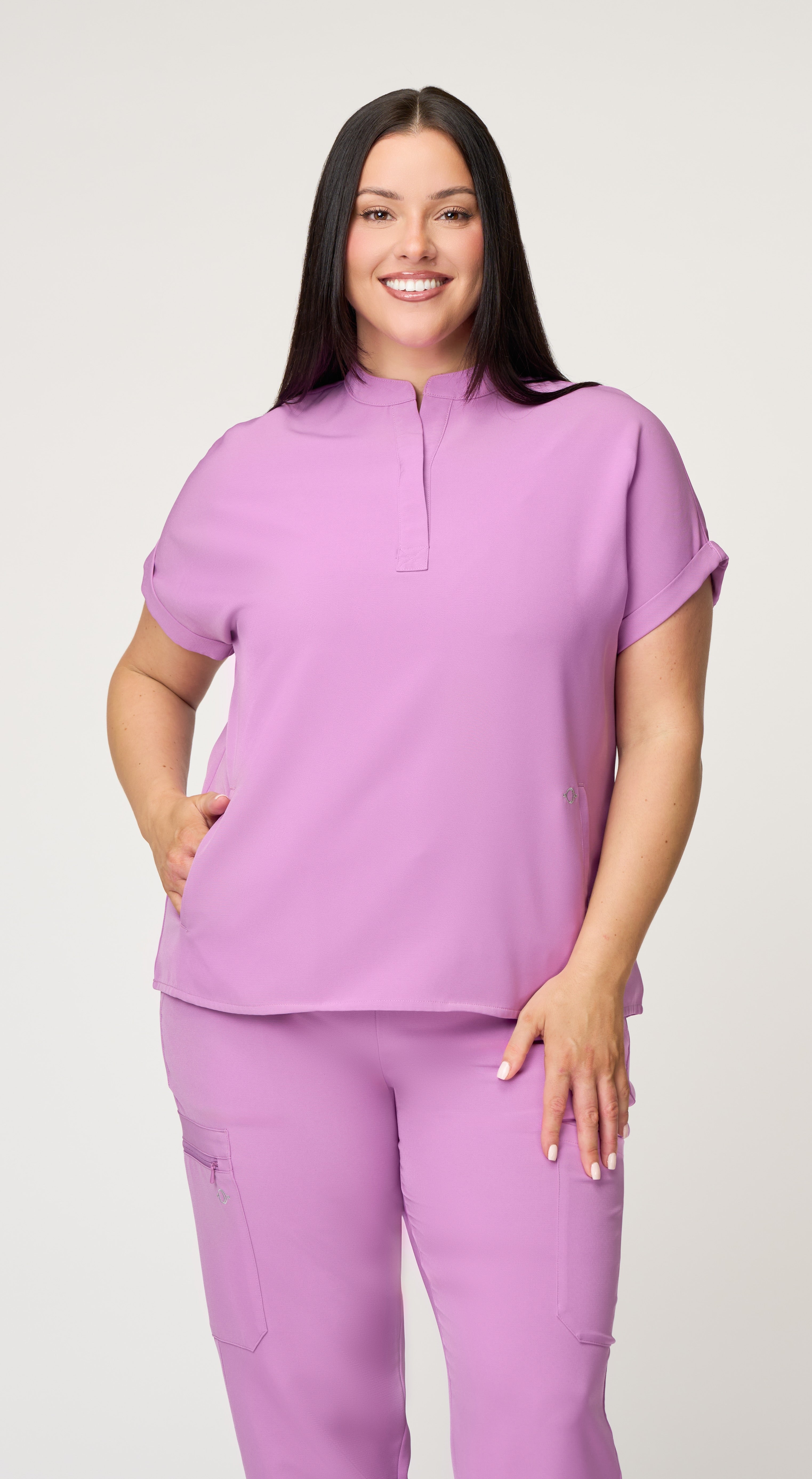 Nova 2-Pocket Oversized Scrub Top