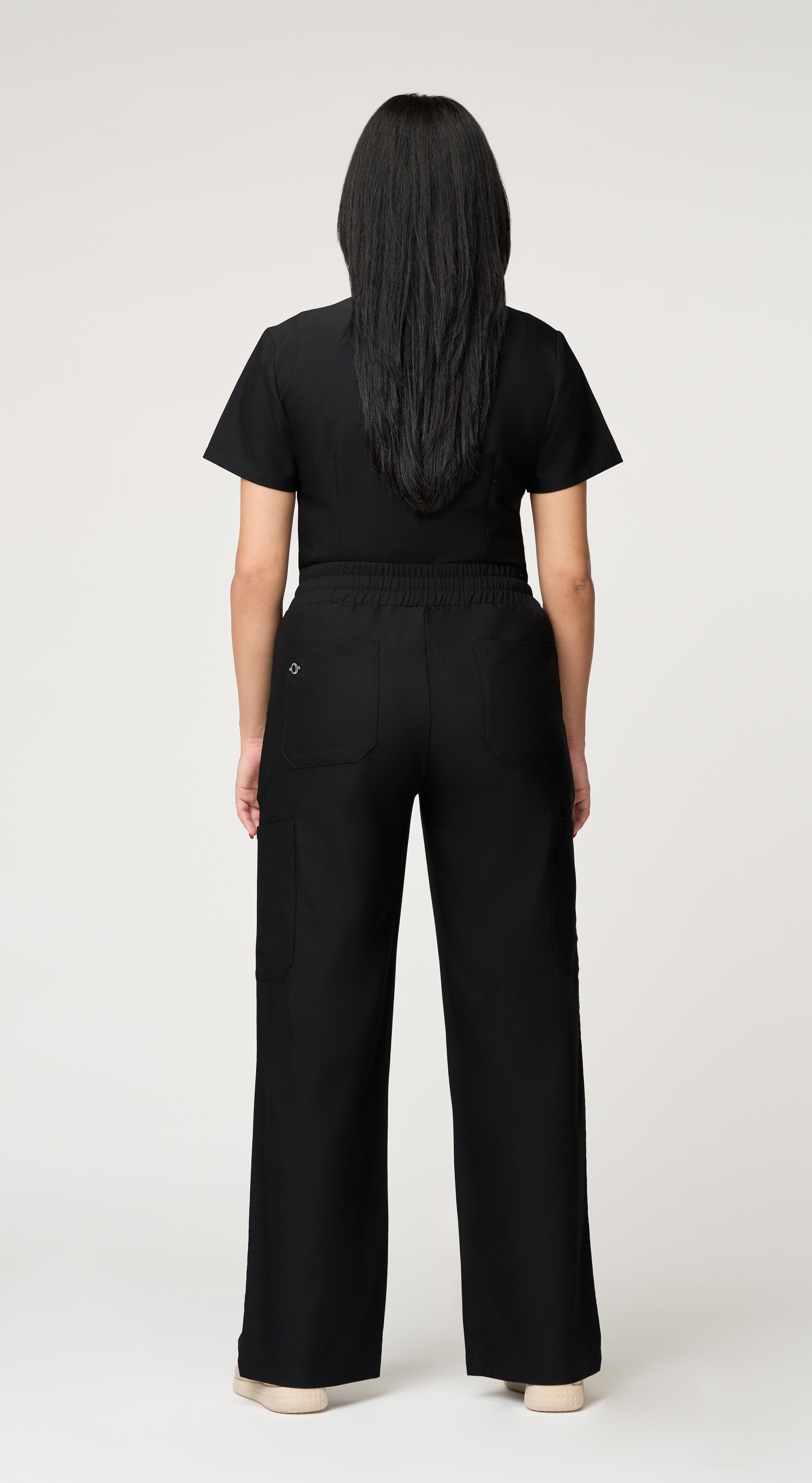 Cosmic 6-Pocket Scrub Wide-Leg Pant