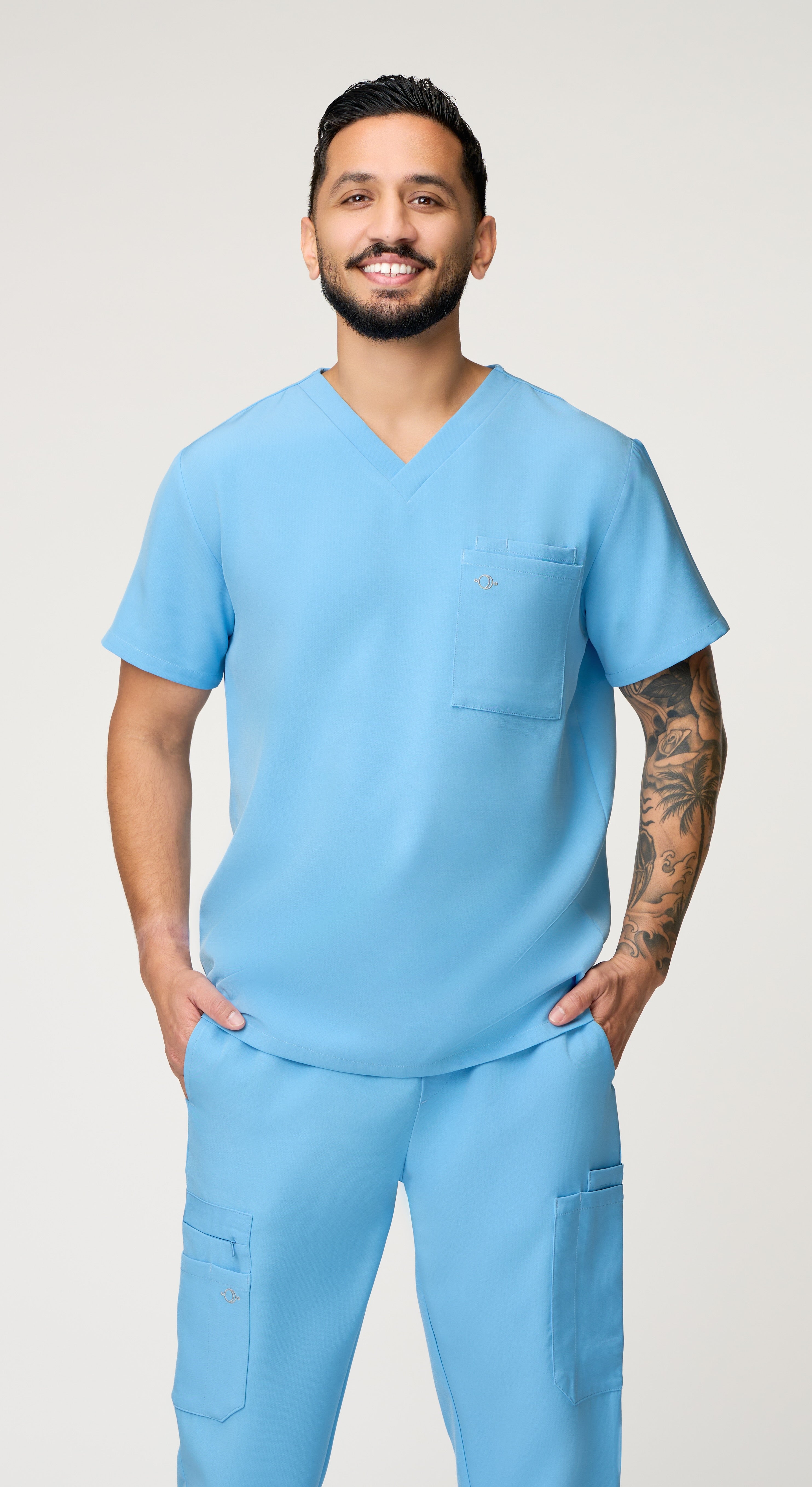 Eclipse 1-Pocket Scrub Top