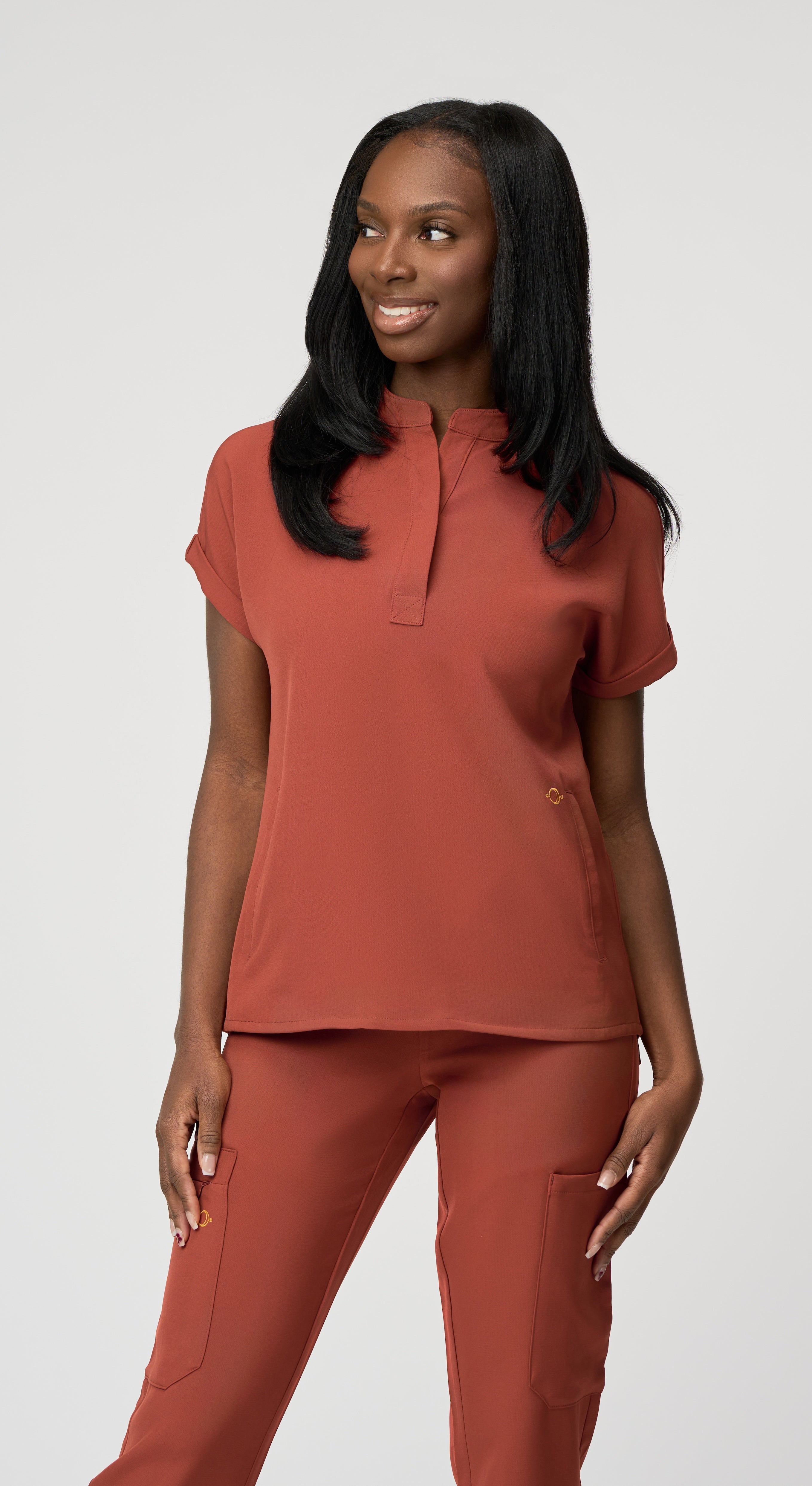 Nova 2-Pocket Oversized Scrub Top