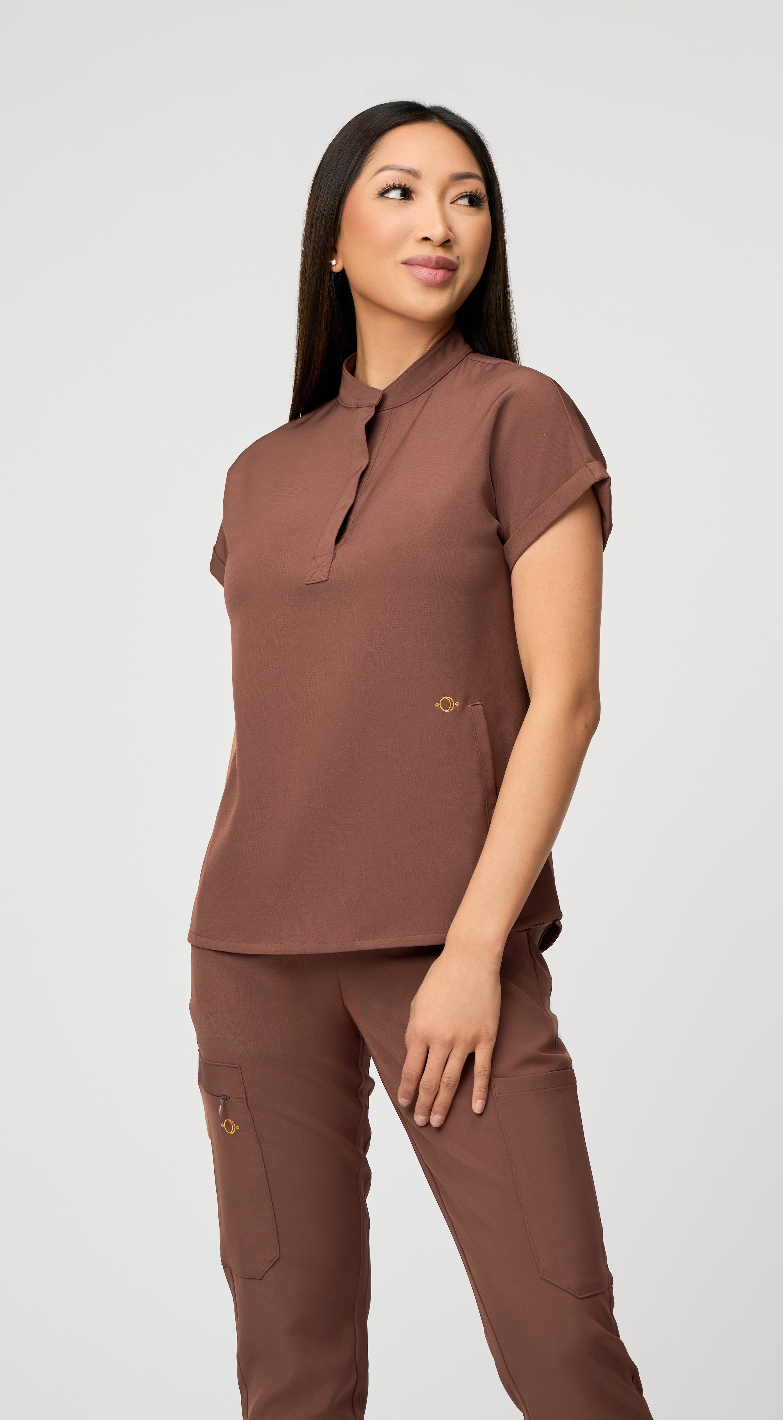 Nova 2-Pocket Oversized Scrub Top