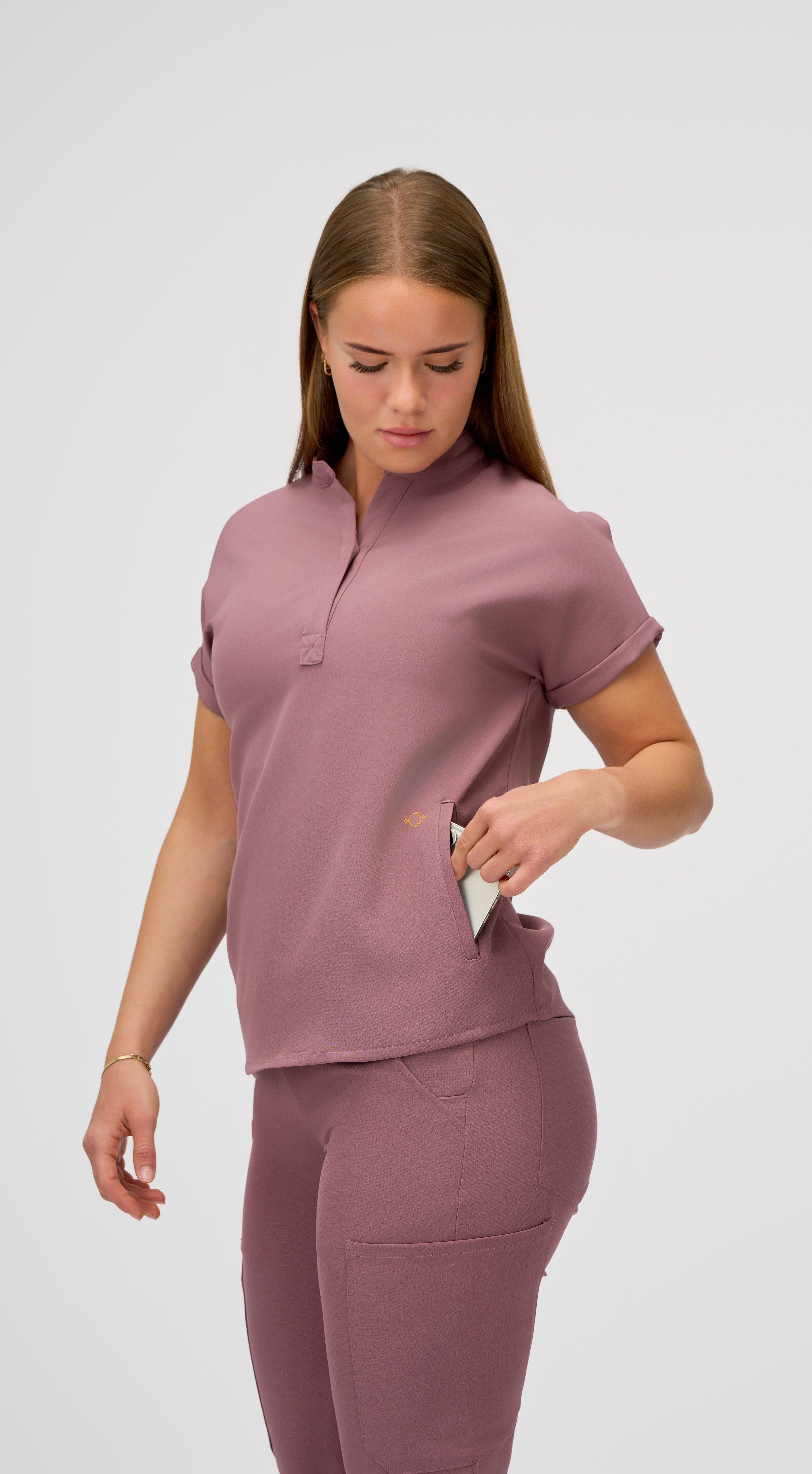 Nova 2-Pocket Oversized Scrub Top