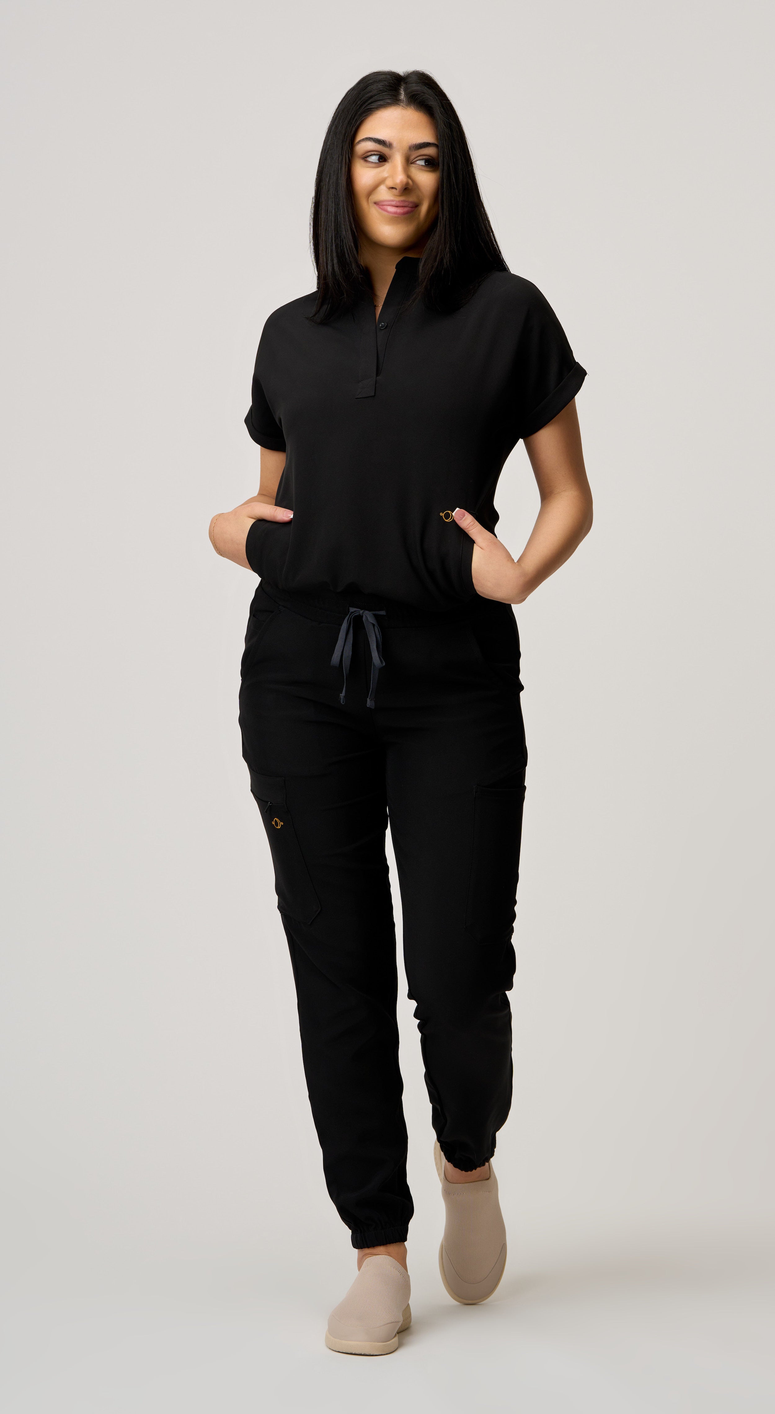 Nova 2-Pocket Oversized Scrub Top
