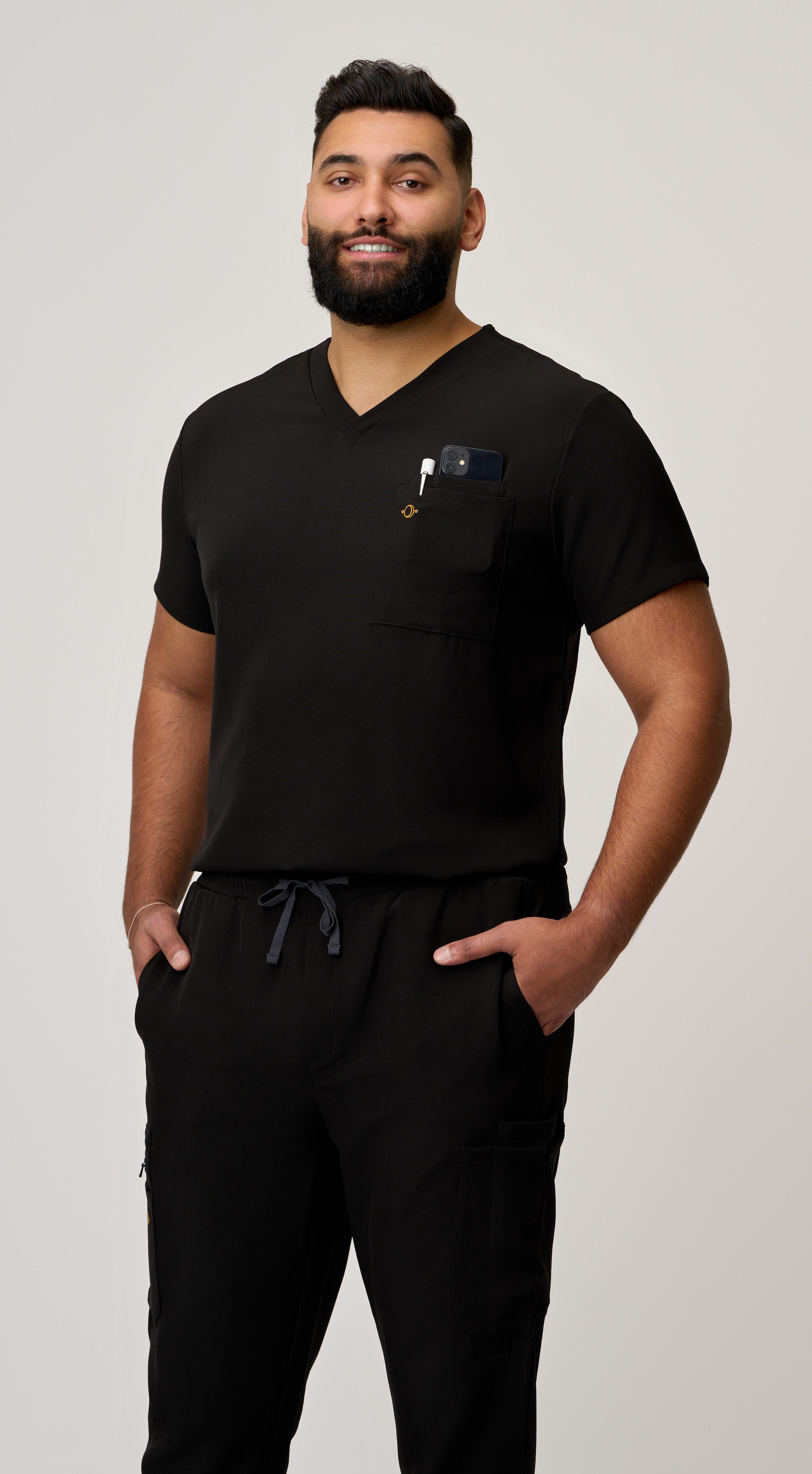 Eclipse 1-Pocket Scrub Top