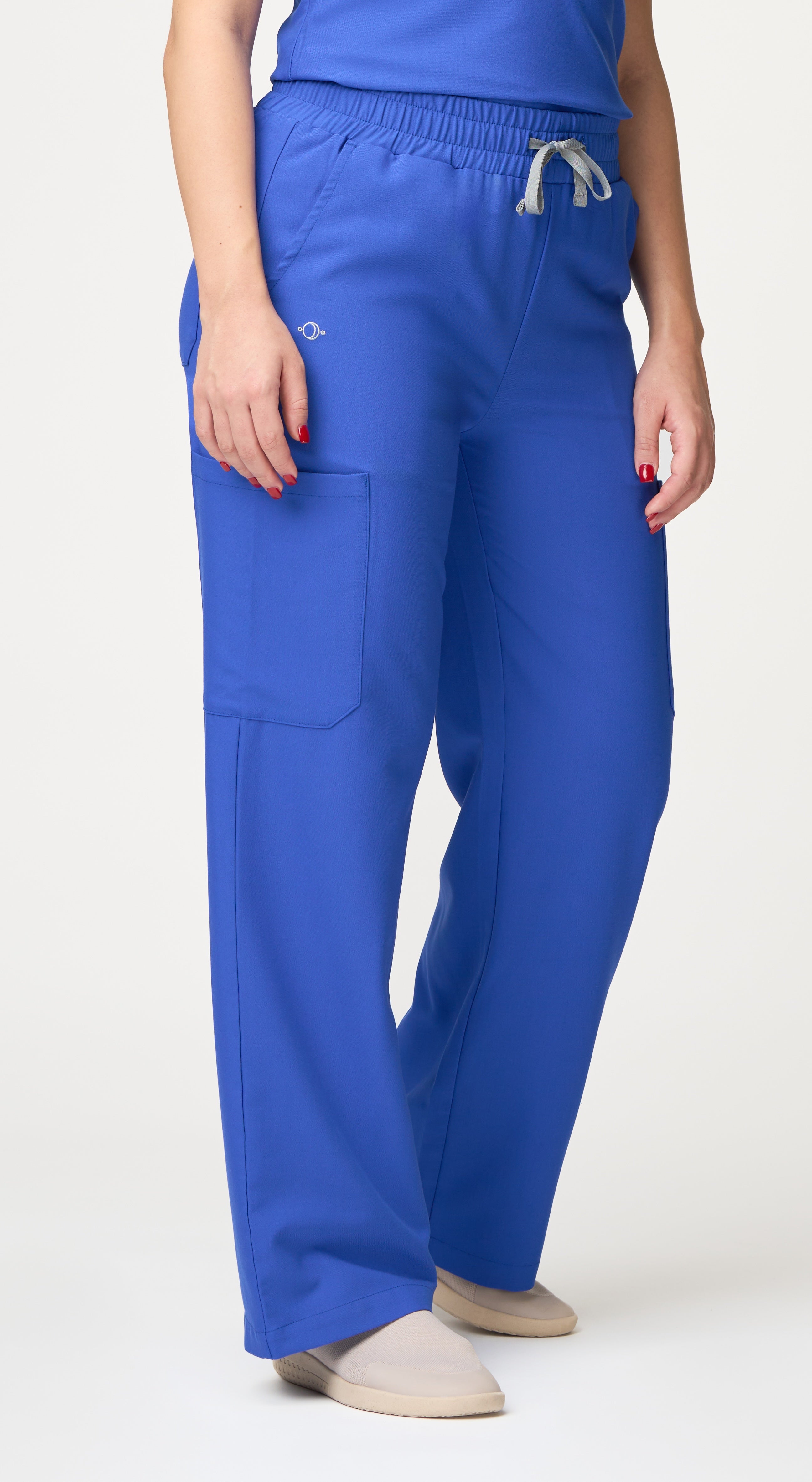 Cosmic 6-Pocket Scrub Wide-Leg Pant