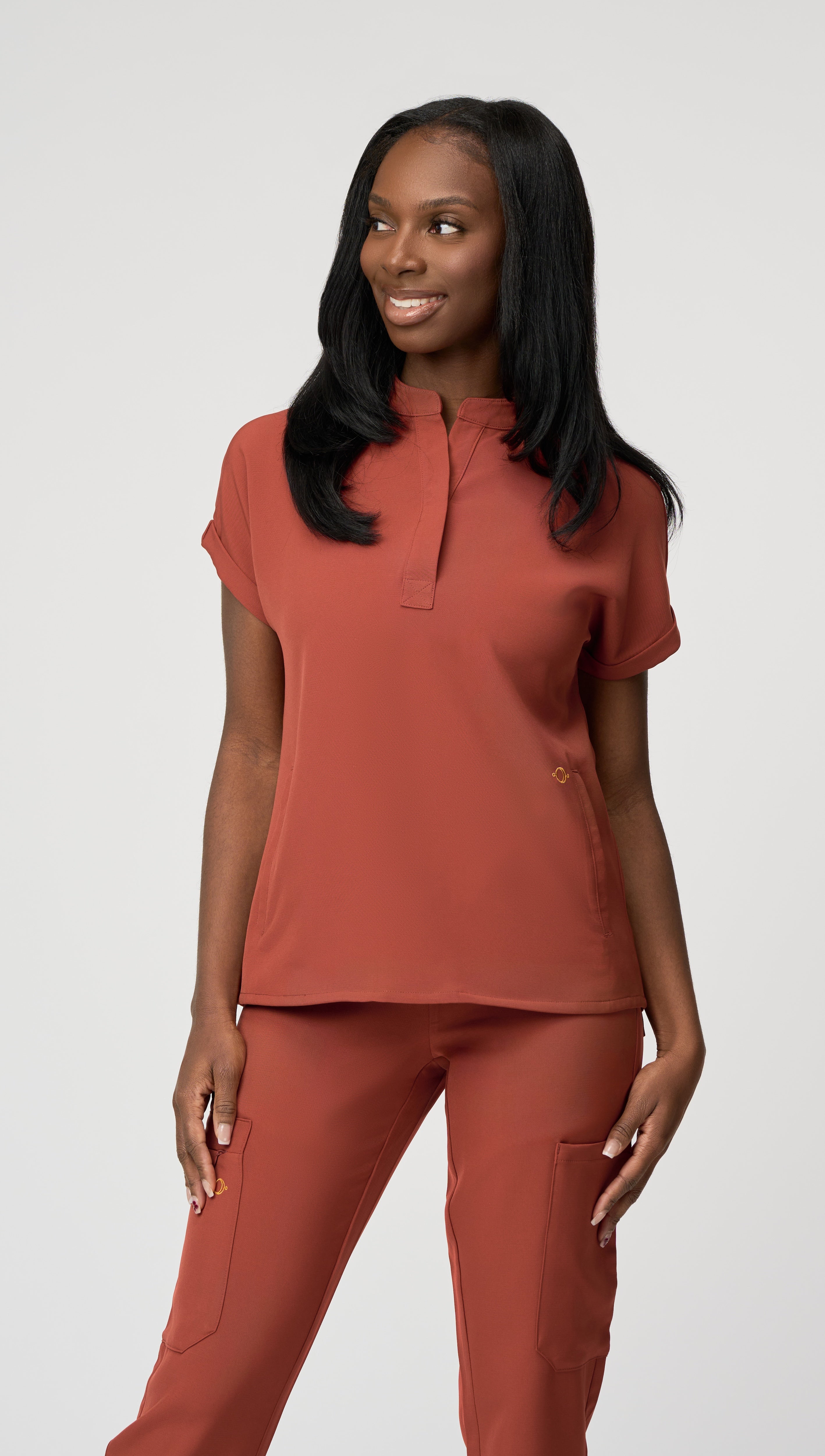 Nova 2-Pocket Oversized Scrub Top